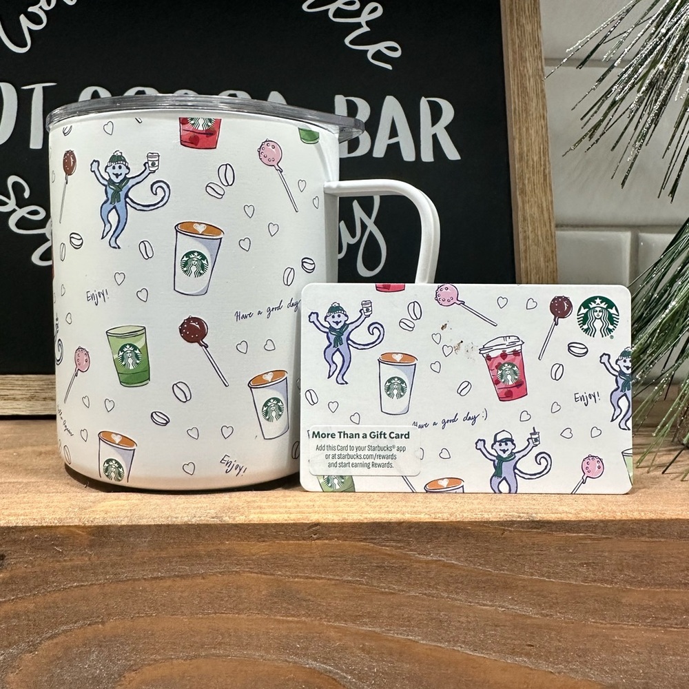 Starbucks Roller Rabbit Mug and Gift Card